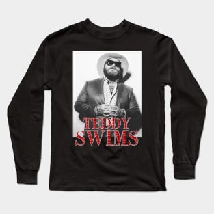 teddy swims Long Sleeve T-Shirt